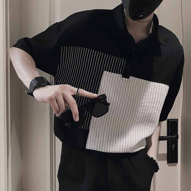 Patchy stripe Tshirts